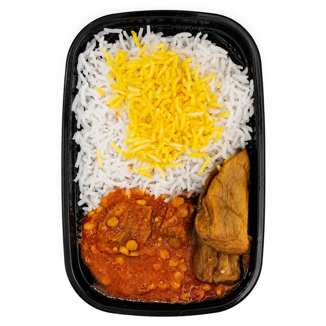 چلو خورشت قیمه بادمجان دلی پرس